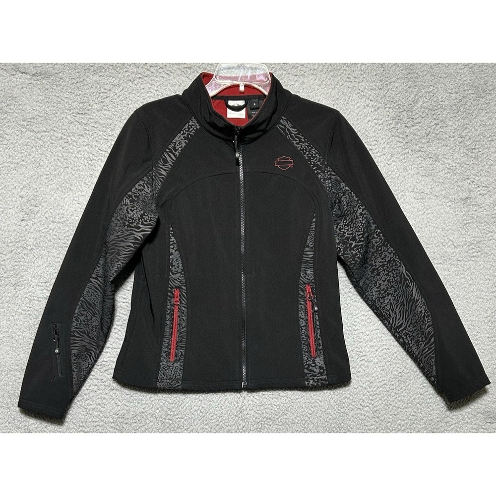 Womens Harley-Davidson Form Fitting Jacket Size S Genuine Motor Clothes Biker